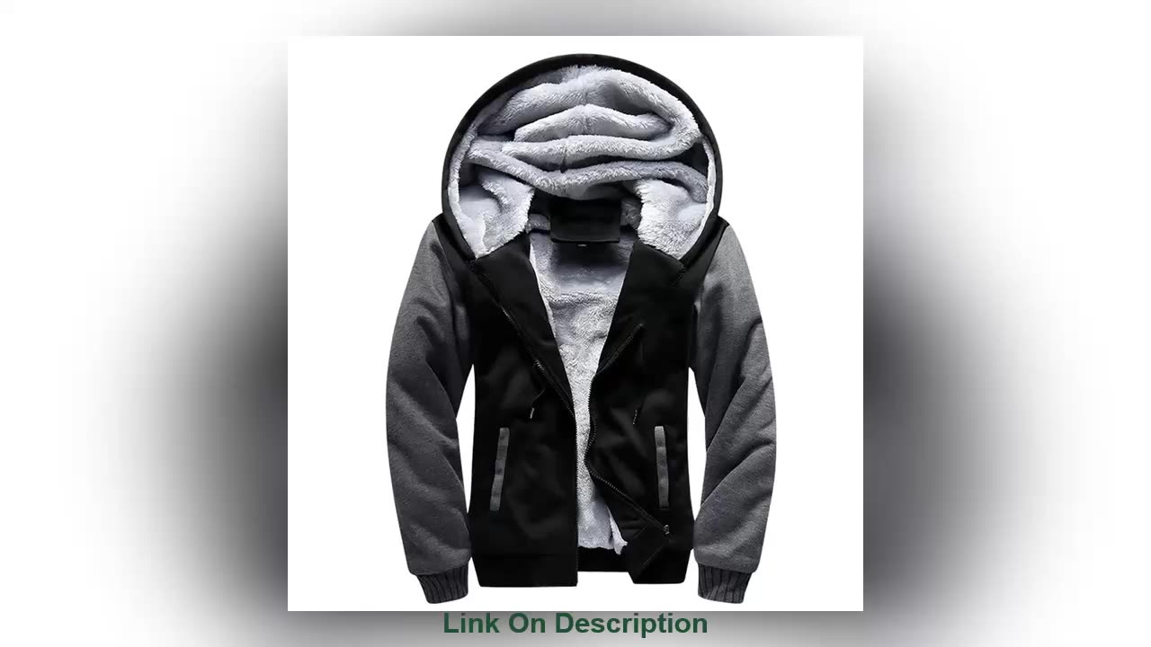 Winter Men's Coats Thicken Warm Jackets for Men Fleece Coat Men