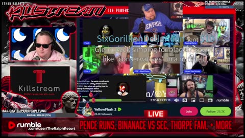 KILLSTREAM: PENCE RUNS, BINANACE vs SEC, THORPE FAM, + MORE