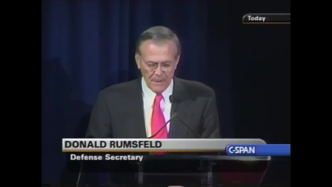 Donald Rumsfeld September 10, 2001