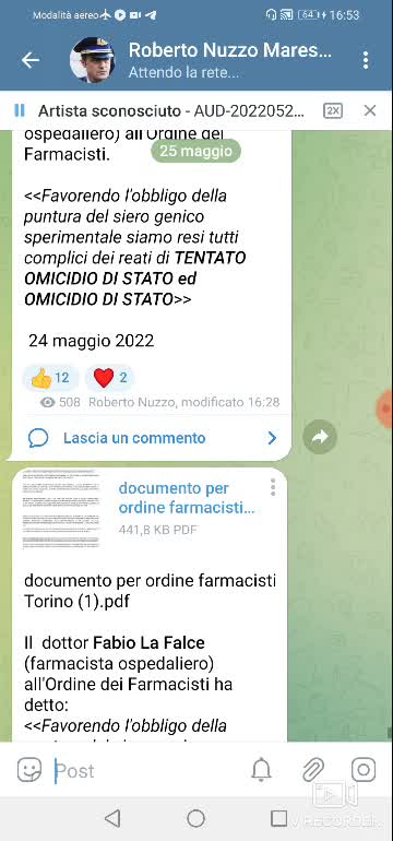 Farmacista si confessa: Facendo la puntura del siero sperimentale siamo resi tutti complici del reato OMICIDIO DI STATO