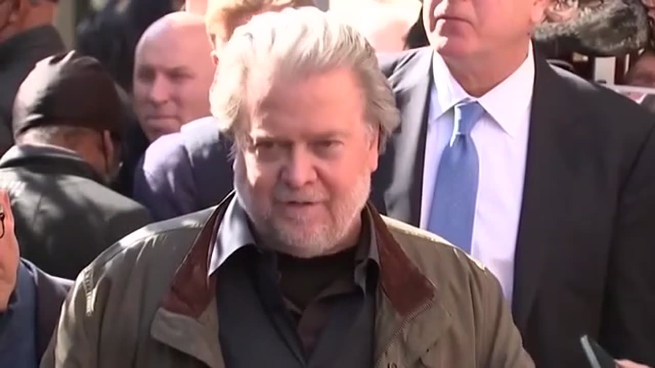 Steve Bannon attacks Biden’s ‘illegitimate regime’ following Jan 6 subpoena sentencing