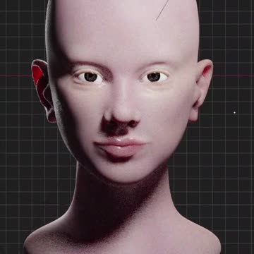 Blender 3D sculpt vertex paint process