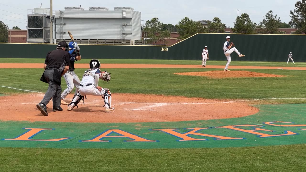 Gameday pitching Seven Lakes HS vs Taylor HS, 14 March 2024