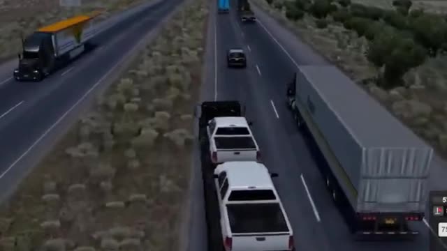 Cop Chaces DLC! Would Be Epic! (American Truck Simulator #short #clips)