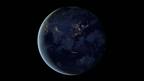 Aerial view of Earth from Space