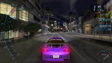 nfsu drag racing is CBT
