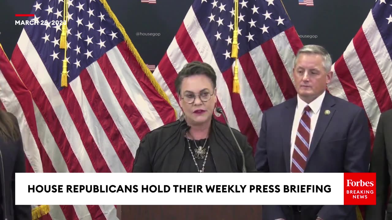 JUST IN- House Republicans Hold Press Briefing After Nashville School Shooting