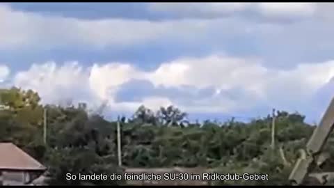 So landete die feindliche SU-30 im Ridkodub-Gebiet