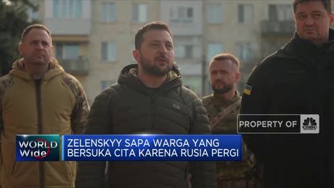 Rusia Pergi Dari Kherson, Zelenskyy Sapa Warga