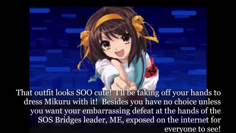Haruhi (Me) vs B B Hood Plus SOS Bridges Show!