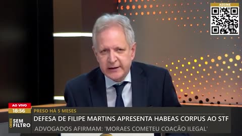 Augusto Nunes: ‘Filipe Martins foi sequestrado por Alexandre de Moraes’