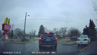 Drive From McDonald's, Telegraph/Stanford, Dearborn Heights; To Telegraph/Oak, Dearborn, MI, 3/3/23