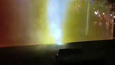 Watermark Version. Part 1. Light show train coming towards us. Year 2, Part 26