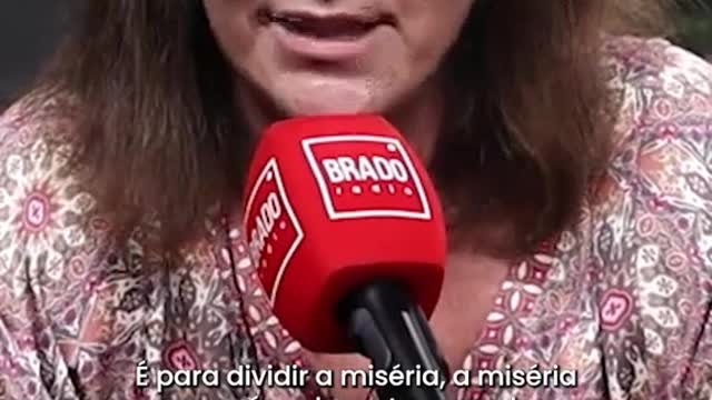 Jornalista dizendo que o narcotráfico o ex-presidente Lula