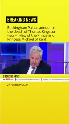 Husband of Prince and Princess Michael of Kent's daughter is dead aged 45