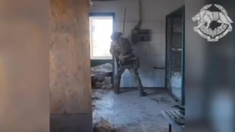 Ukrainians Fighting from Abandoned Home