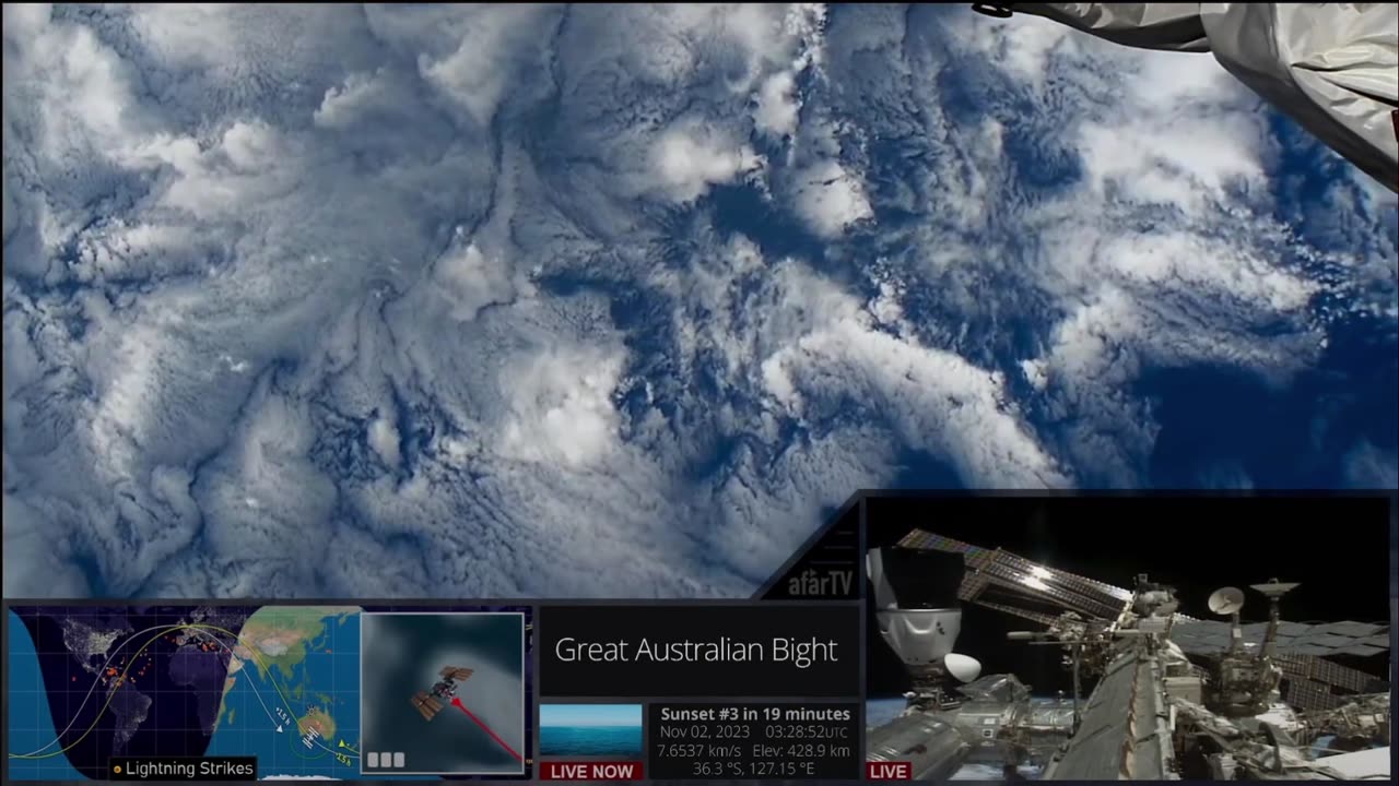 Nov 2 2023 Earth Space View: Colorful Western Australia (North to South), from ISS