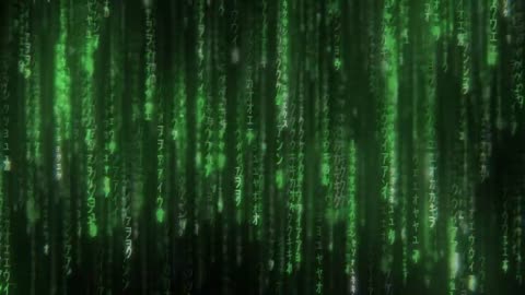 Matrix Screensaver Rain Code 4K