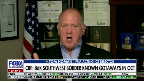 The border is a ‘big issue’: Tom Homan