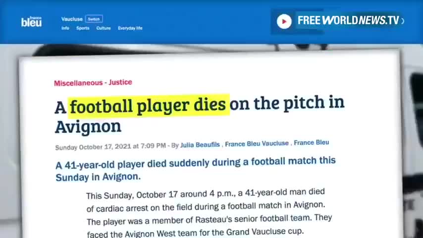 Why Do YOU Think Athletes Are Dropping Dead All Over the World?