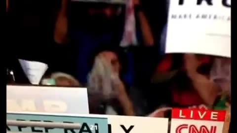 TRUMP 😛AND FAMILY SINGING WITH 🎤WITH TWISTED SISTER WE’RE NOT 😤GOING TO TAKE IT