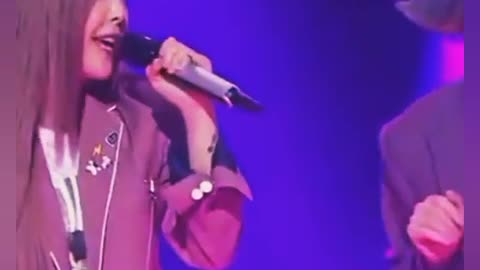 Beautiful singing a song