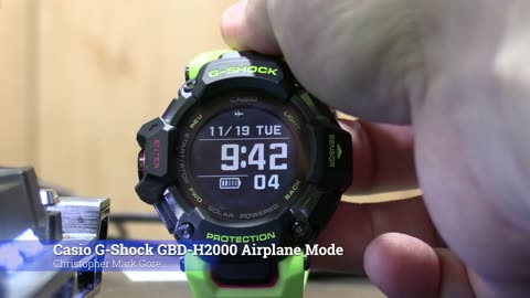 Casio G-Shock GBD-H2000 Airplane Mode