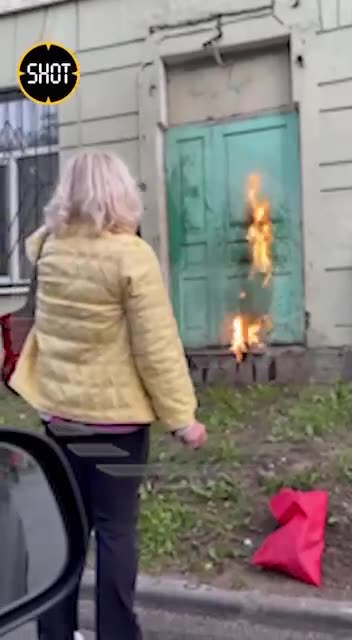 In St. Petersburg, another arson of the military registration and enlistment office