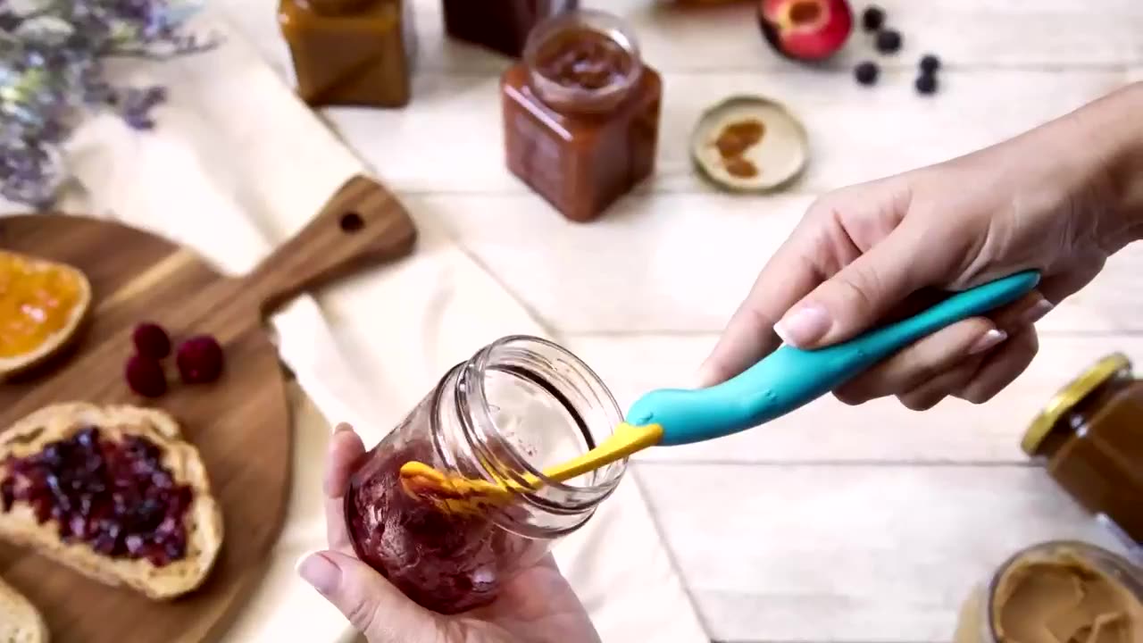 OTOTO Splatypus Jar Spatula - Unique Kitchen Gadgets