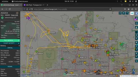 Mormonati invasion over ARIZONA - Oct 30th 2024 - no audio - just data -