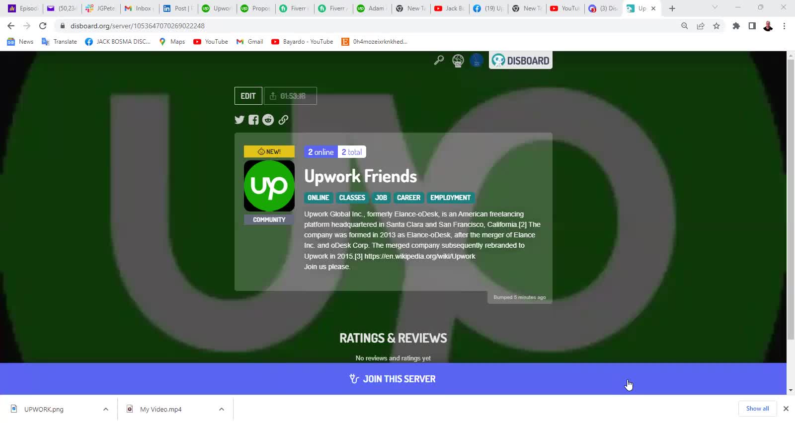 Upwork Friends