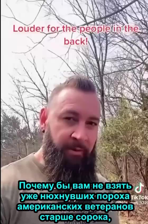 American War Veteran Has A Counter Offer For Zelensky Calling For America's Sons & Daughters