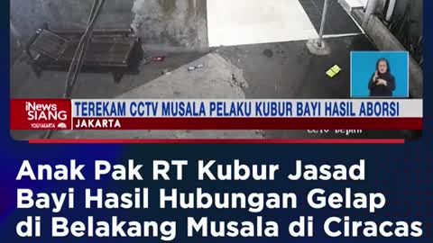 Anak Pak RT Kubur Jasad Bayi Hasil Hubungan Gelapdi Belakang Musala di Ciracas