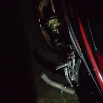 Anti lag installed on a motorcycle