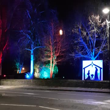 Xmas lights AT A CHURCH .15th Dec 2022