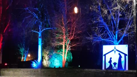 Xmas lights AT A CHURCH .15th Dec 2022