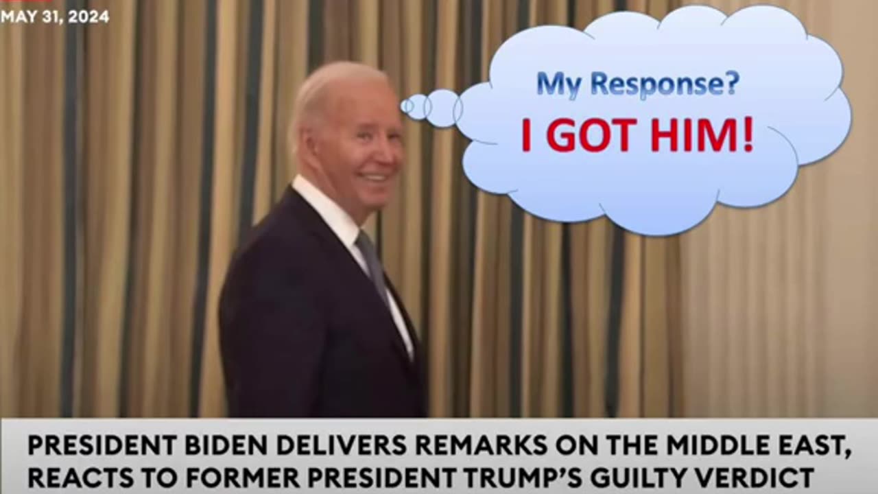 BIDEN RESPONSE TO TRUMP VERDICT