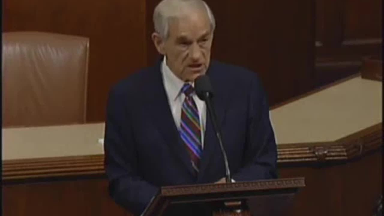 Congressman Ron Paul's Farewell Speech to Congress