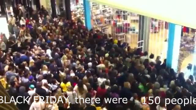 BLACK FRIDAY IN THE USA.