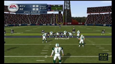 Madden NFL 2003 Franchise Mode Year 5 Week 9 Jets At Patriots