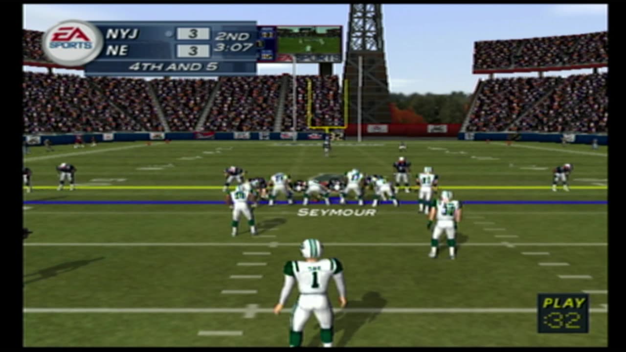 Madden NFL 2003 Franchise Mode Year 5 Week 9 Jets At Patriots