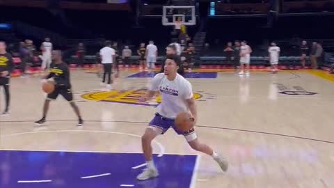 Lakers rookies Max Christie, Coke Swider and Scotty Pippen Jr. getting their first reps