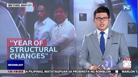 PBBM, inilarawan ang kanyang naging performance sa taong 2023 bilang "Year of Structural Changes"
