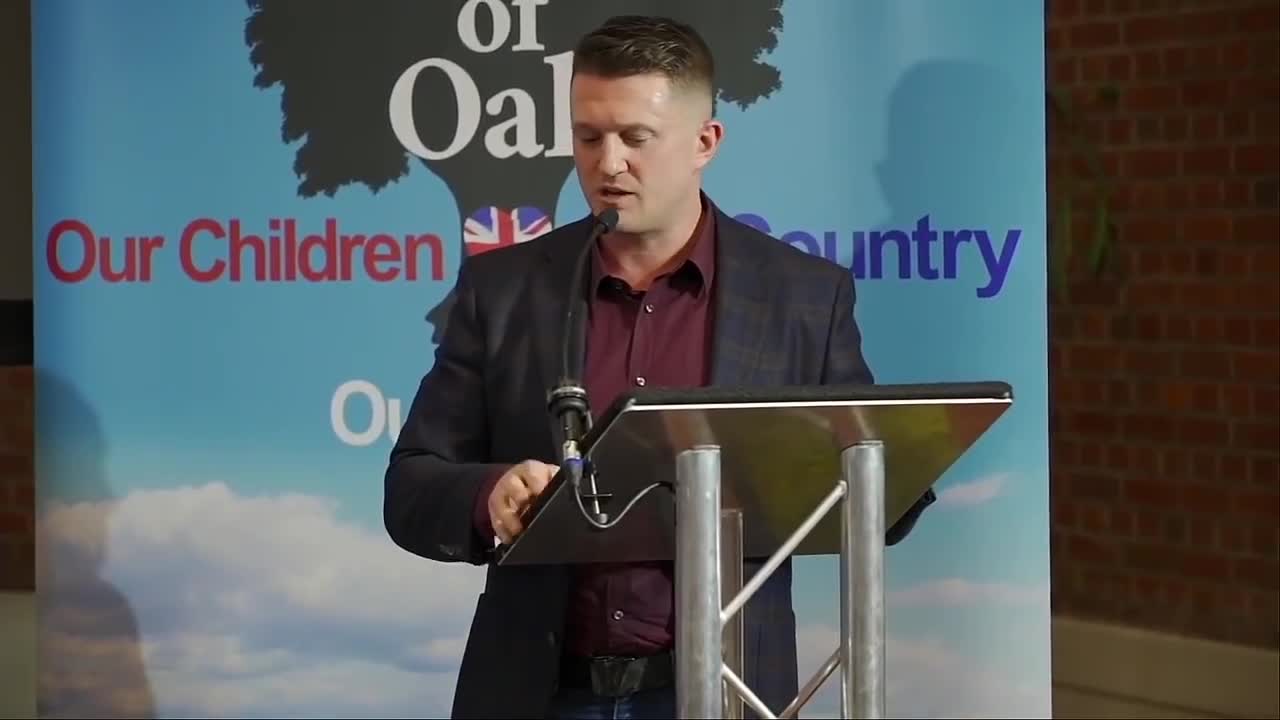 Hearts of Oak Launch - Tommy Robinson
