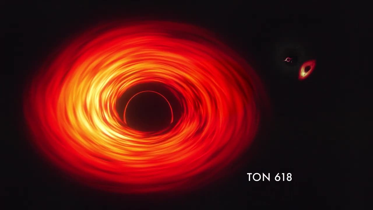 Nasa footage shows how terrifyingly vast black holes are