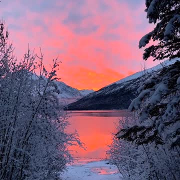 Sunset in Alaska