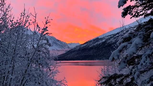 Sunset in Alaska