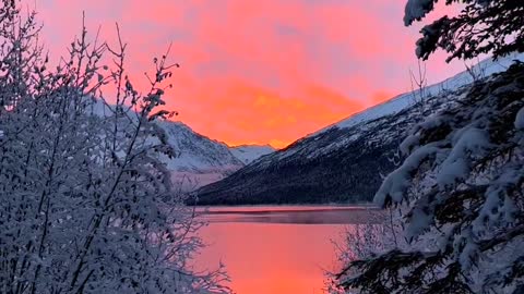 Sunset in Alaska