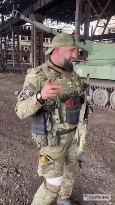 Chechen special commandos in Ukraine