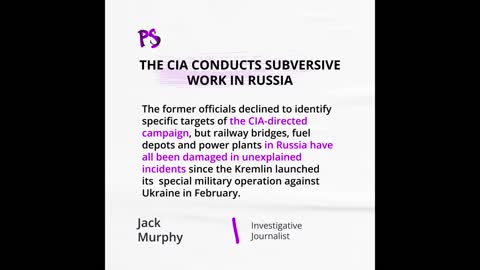 ‘The CIA is using a European NATO ally's spy service to conduct a covert sabotage inside Russia